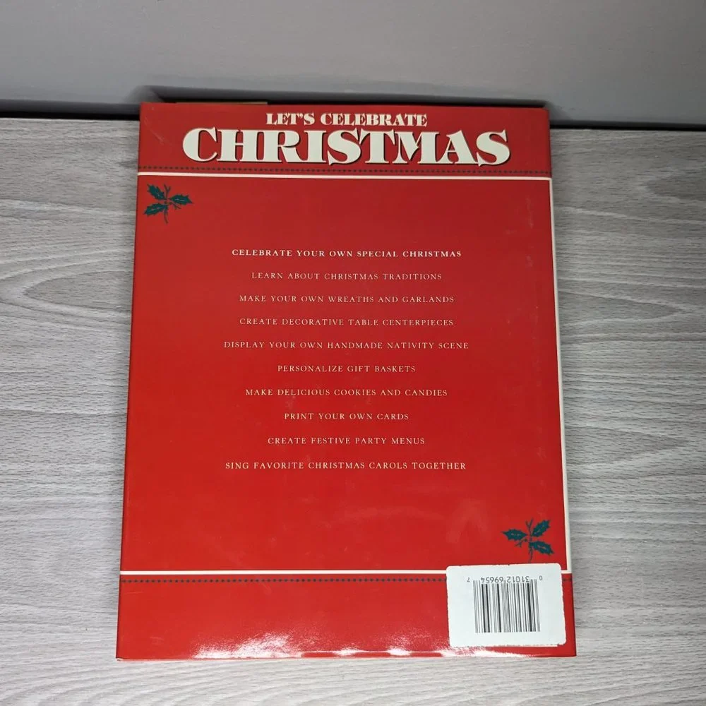 Let's Celebrate Christmas by Carol Hupping Hard Cover Book